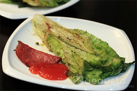 Sałata rzymska z patelni salata rzymska z patelni 1 degusto - przepisy smaczne i proste